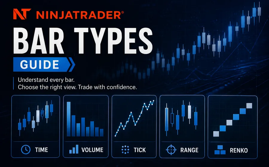 NinjaTrader bar types guide