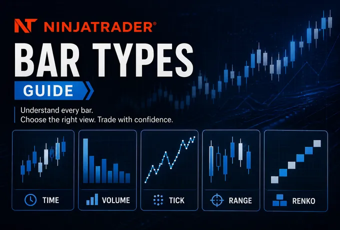 NinjaTrader bar types guide