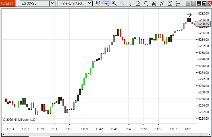 NinjaTrader 8 Renko Bars